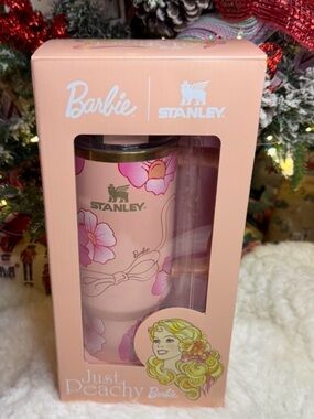 Stanley X Barbie 80s Peaches'N Cream 40oz Tumbler NEW!